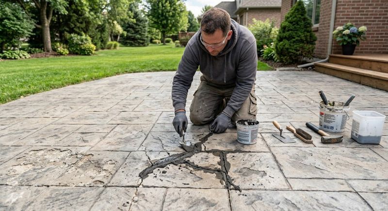 Decorative Concrete Repair in Santa Cruz, CA