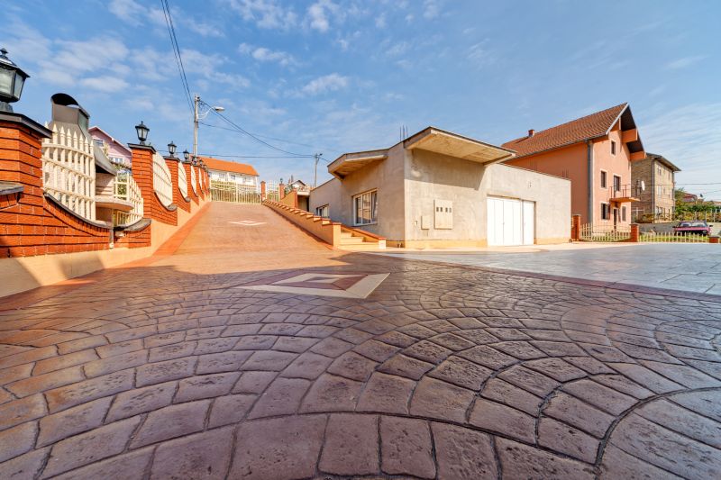 Stamped Asphalt Driveway Installation