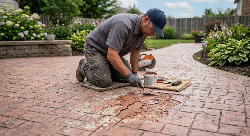 Decorative Concrete Repair in Mcdonough, GA