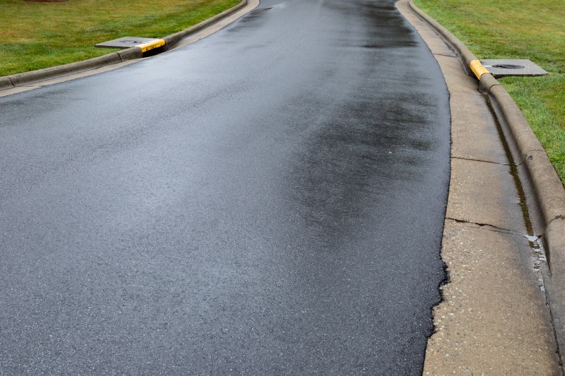 Stamped Asphalt Driveway Installation