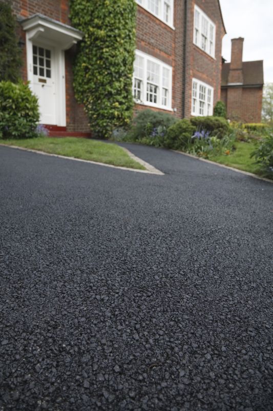 Stamped Asphalt Driveway Installation